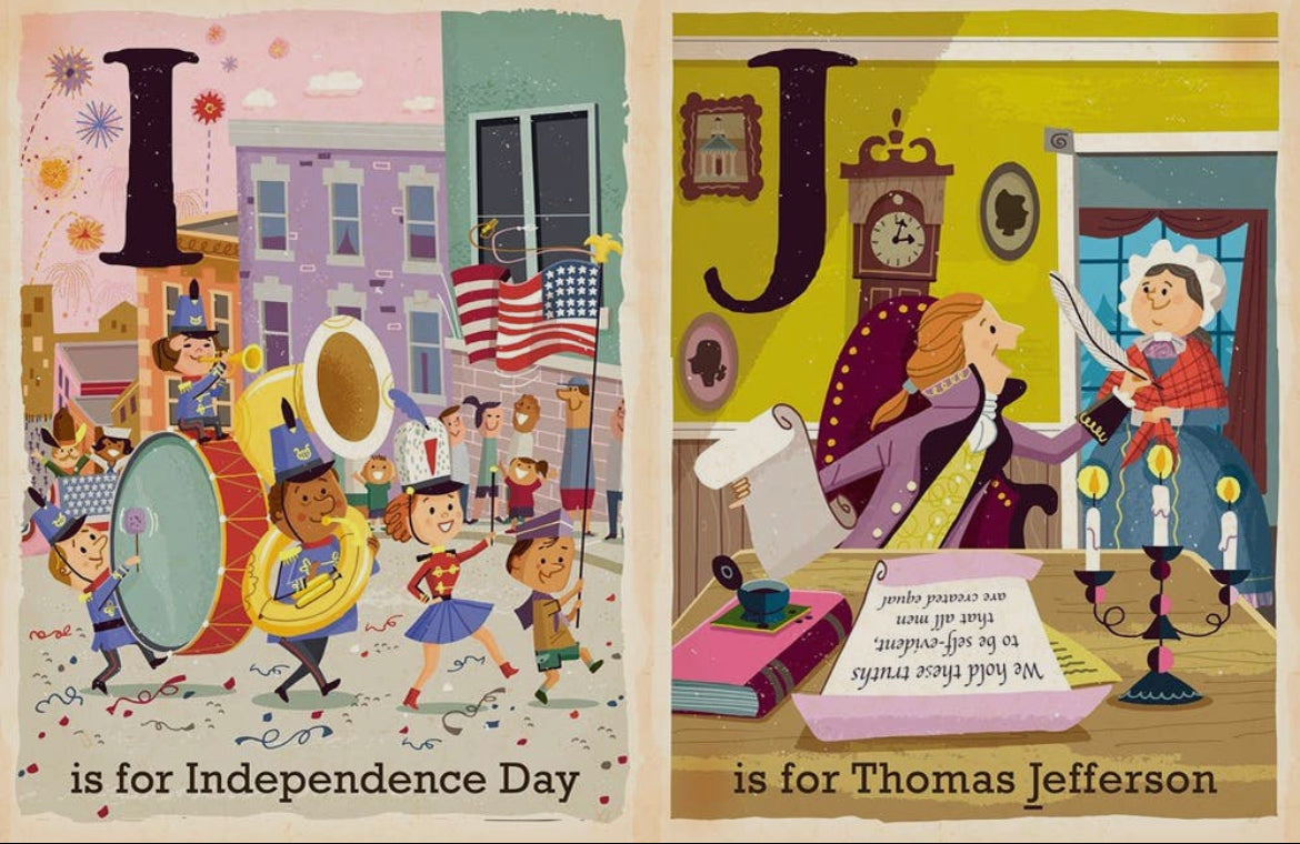 A is for America Cardboard Book