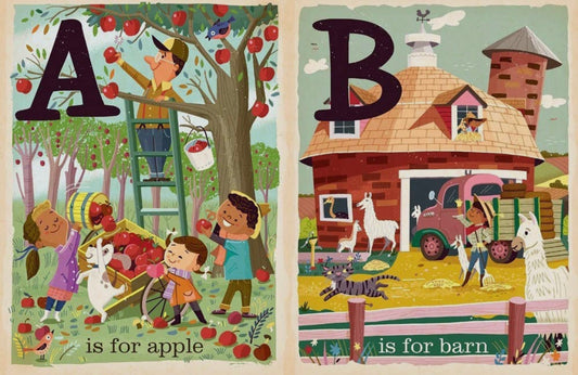 F is for Farm Cardboard Book