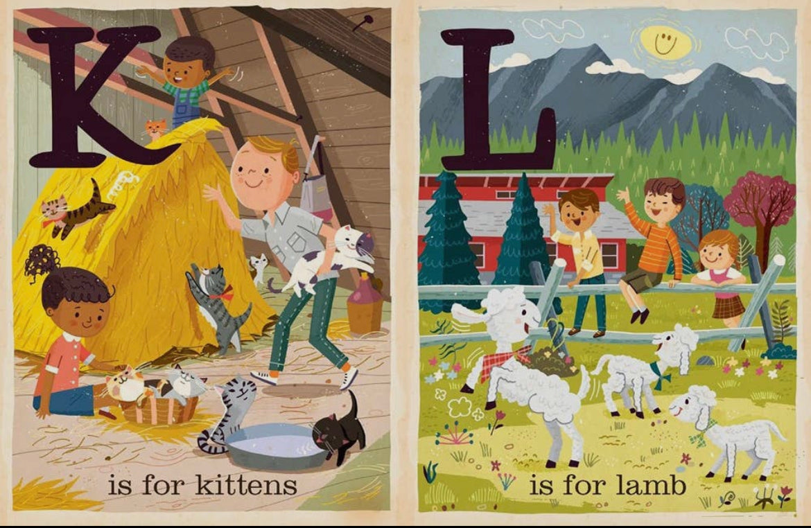 F is for Farm Cardboard Book