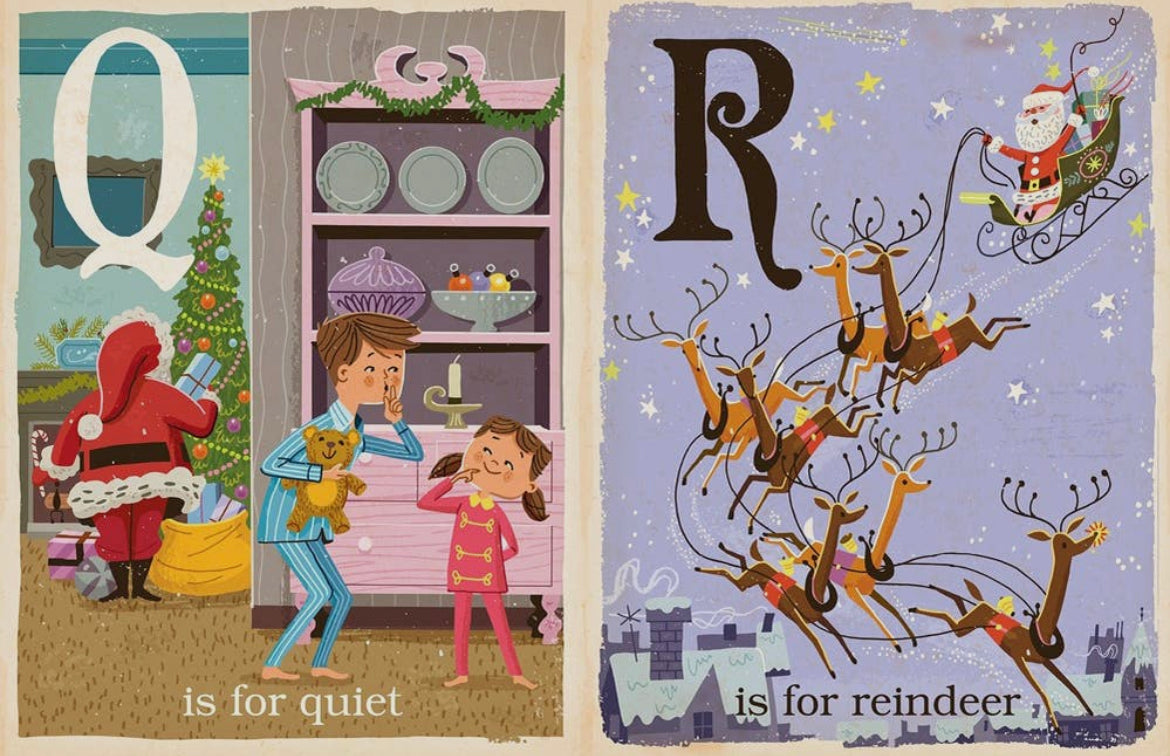 S is for Santa Cardboard Book