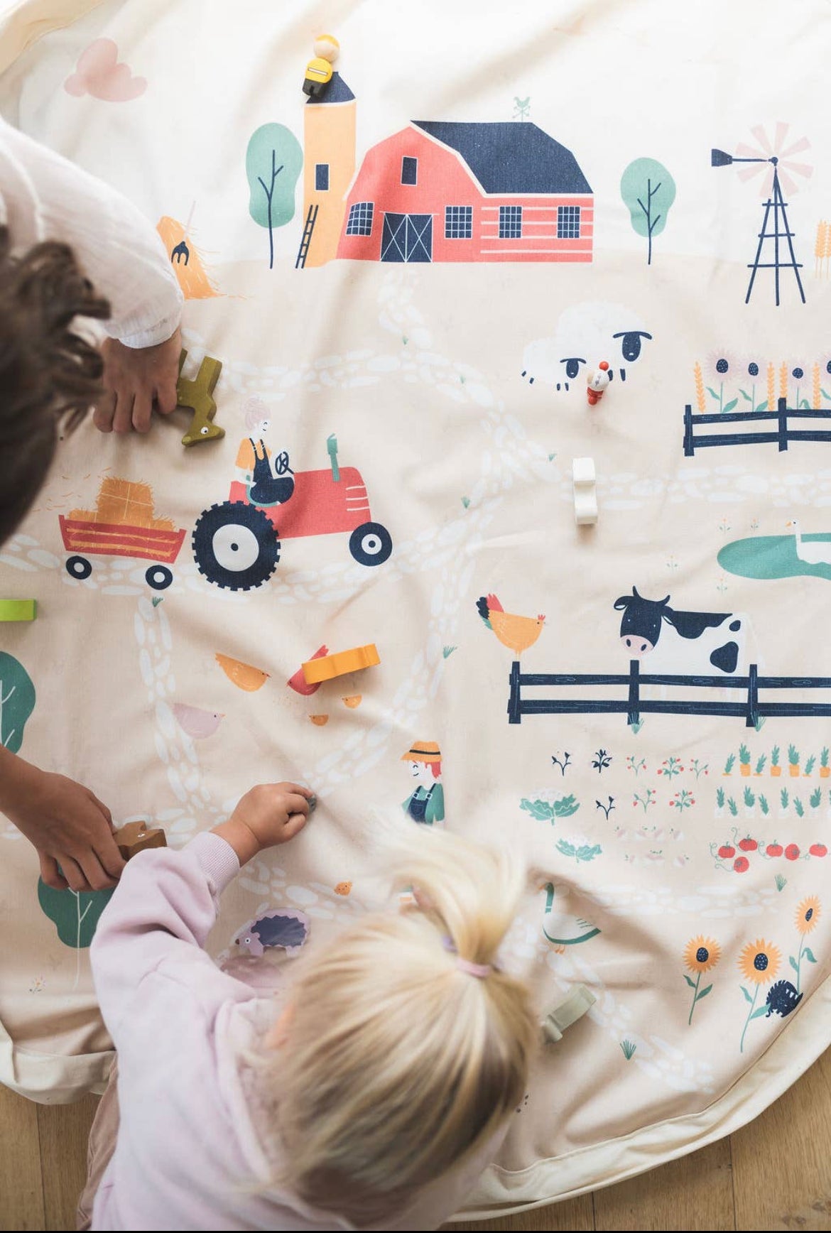 Farm Life Toy Storage Bag & Play Mat