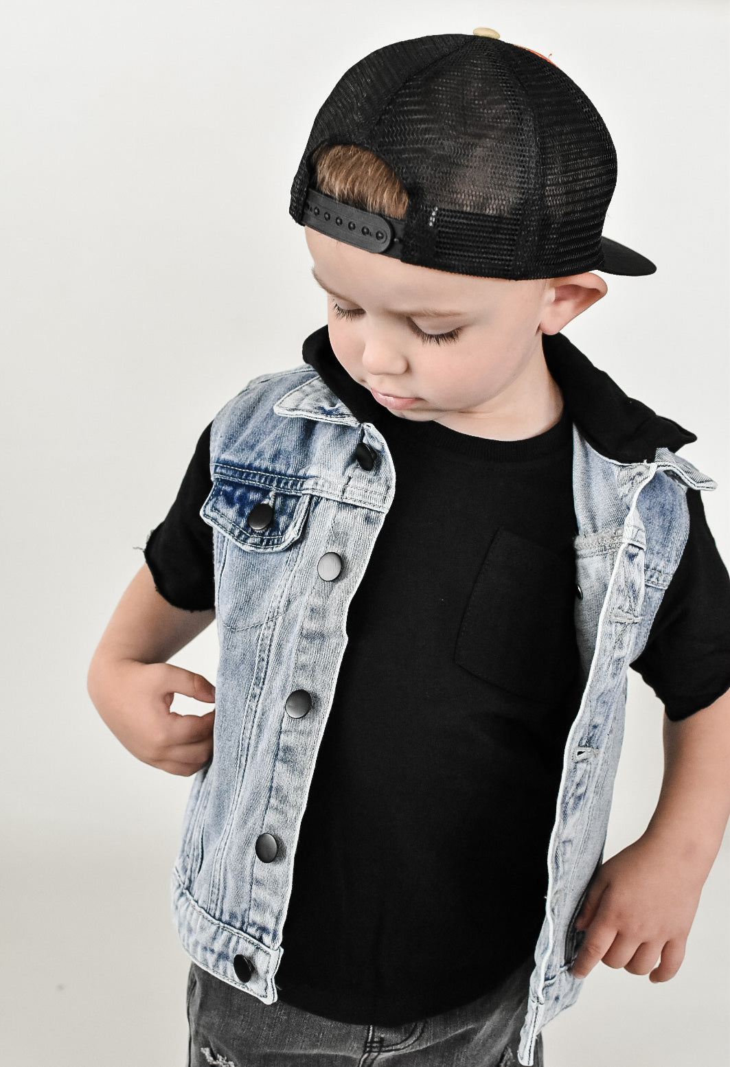 Denim Vest Jacket – Mischief Kids Co.