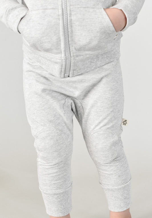 Reinforced Knee Jogger - Light Grey