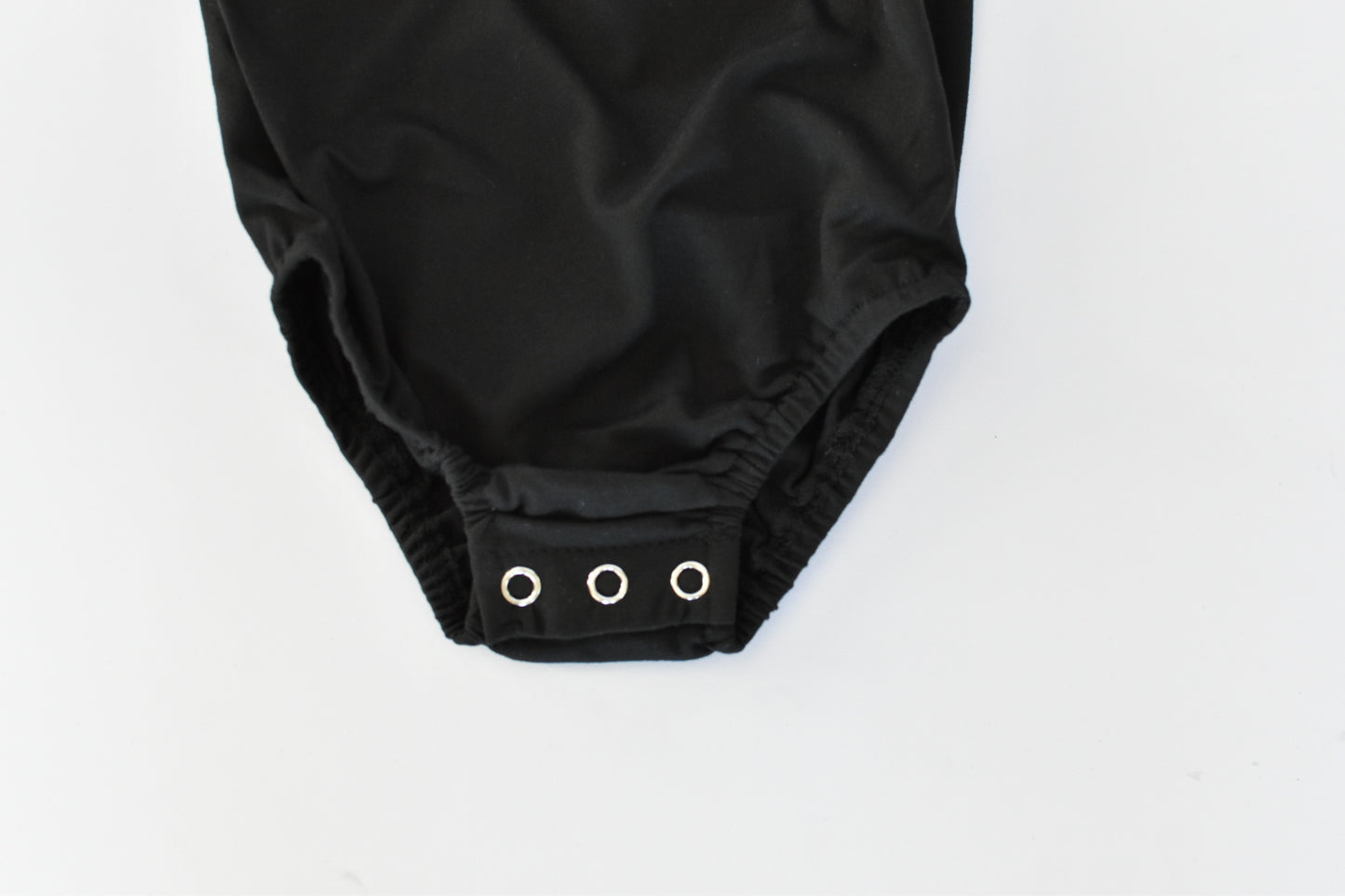 Black Flutter Sleeve Leotard