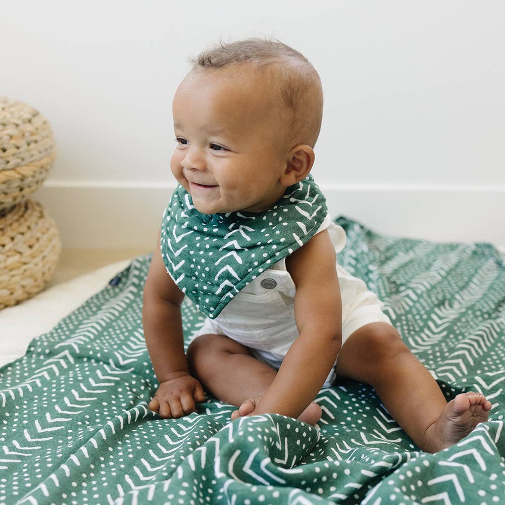 Forest Friends Classic Muslin Bandana Bib Set of 2