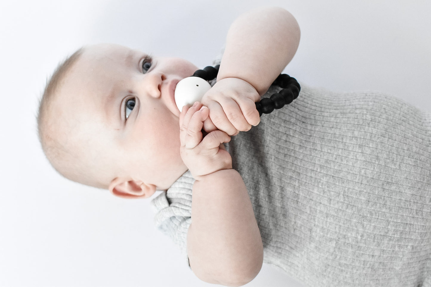 Teether Toy Rattle - Black