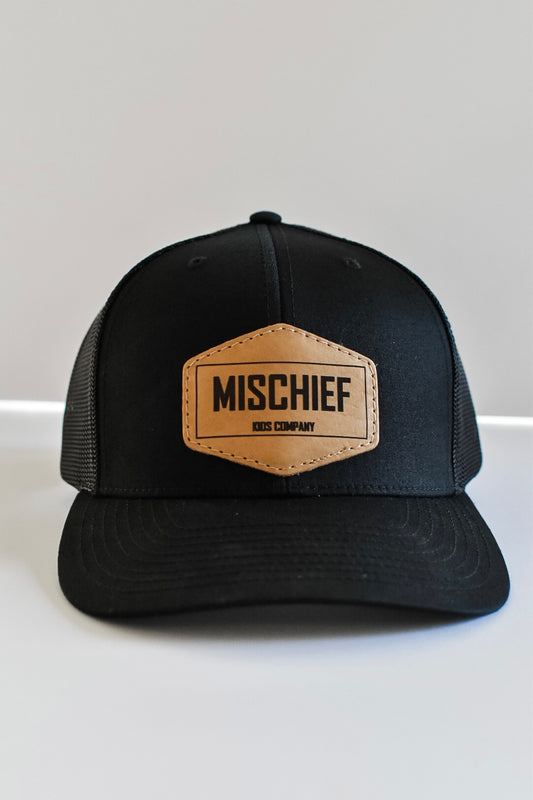 Black Adult Snapback Hat