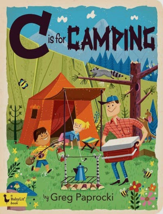 C is for Camping Cardboard Book