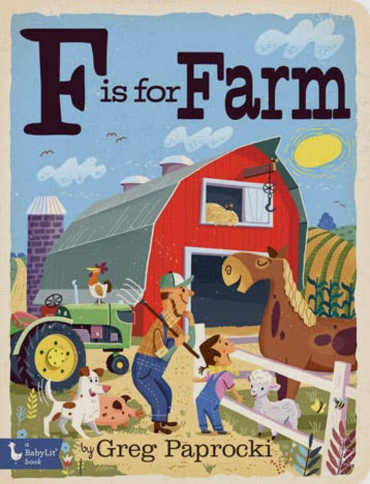 F is for Farm Cardboard Book