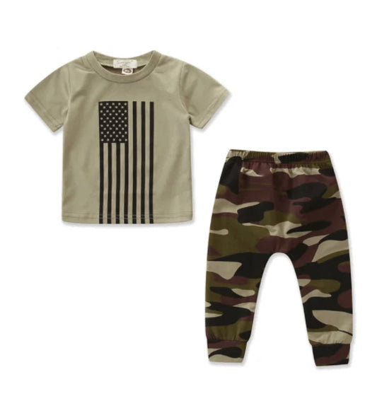 Flag & Camo Set