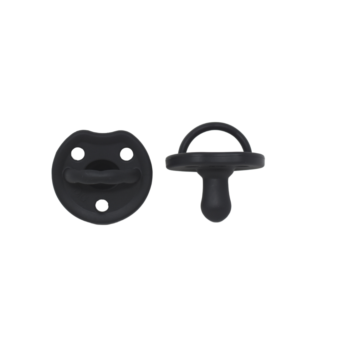 Classic Pacifier - Black - Natural Nipple